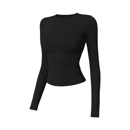 Tenwolf Women's Autumn Two-Piece Activewear Set with Fitted Top and High-Waisted Shorts/Pants; Shaping, Tummy Control, Breathable, Quick-Dry, Stretchy Sportswear for Yoga, Pilates, Workouts, and Casual Wear.