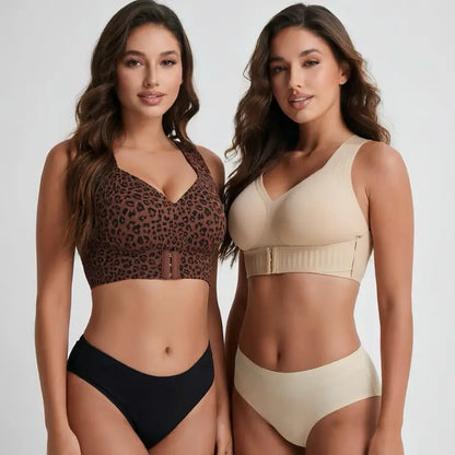 Ibrastar Posture Bra, Women’S Beige Wireless Bra, Soft Breathable Non-Removable Molded Cups, Yoga Fitness Sportswear for Gym and Daily Training, Summer Vibes Bra Soft Comfy Bra Seamless Shaping Bras Push up Bra Bras for Women Minimizer Bra Jelly Bra
