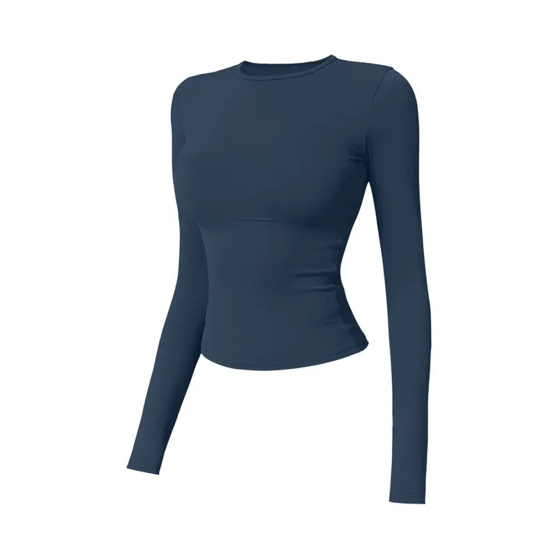 Tenwolf Women's Autumn Two-Piece Activewear Set with Fitted Top and High-Waisted Shorts/Pants; Shaping, Tummy Control, Breathable, Quick-Dry, Stretchy Sportswear for Yoga, Pilates, Workouts, and Casual Wear.