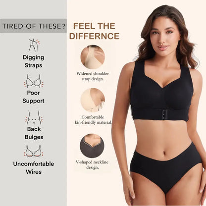 Ibrastar Posture Bra, Women’S Beige Wireless Bra, Soft Breathable Non-Removable Molded Cups, Yoga Fitness Sportswear for Gym and Daily Training, Summer Vibes Bra Soft Comfy Bra Seamless Shaping Bras Push up Bra Bras for Women Minimizer Bra Jelly Bra